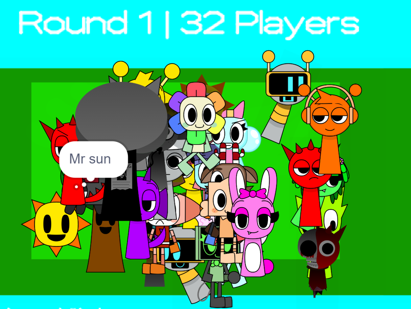 Preview for AY In Squish Sprunki - 32 Player Survival Game Where One Wrong Move Gets You Crushed