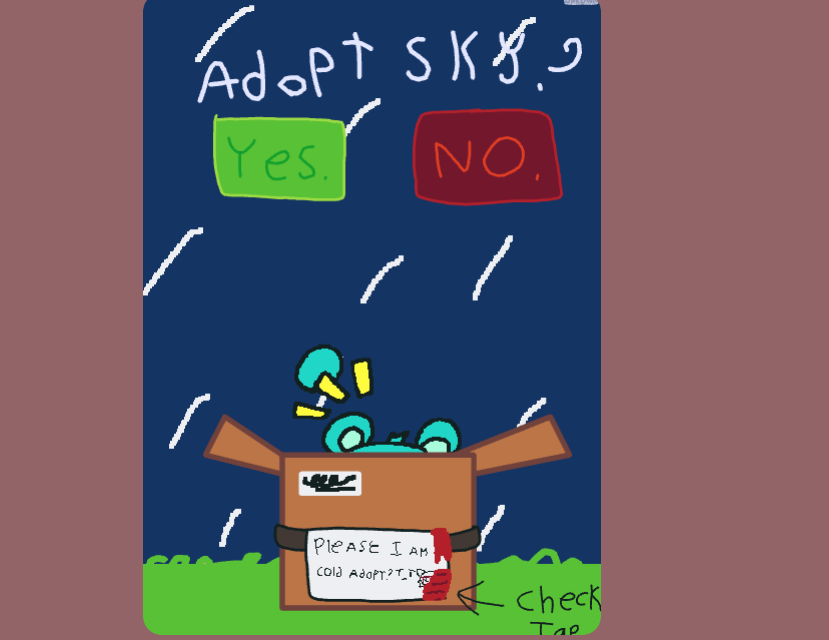 I Adopted Sky Sprunki