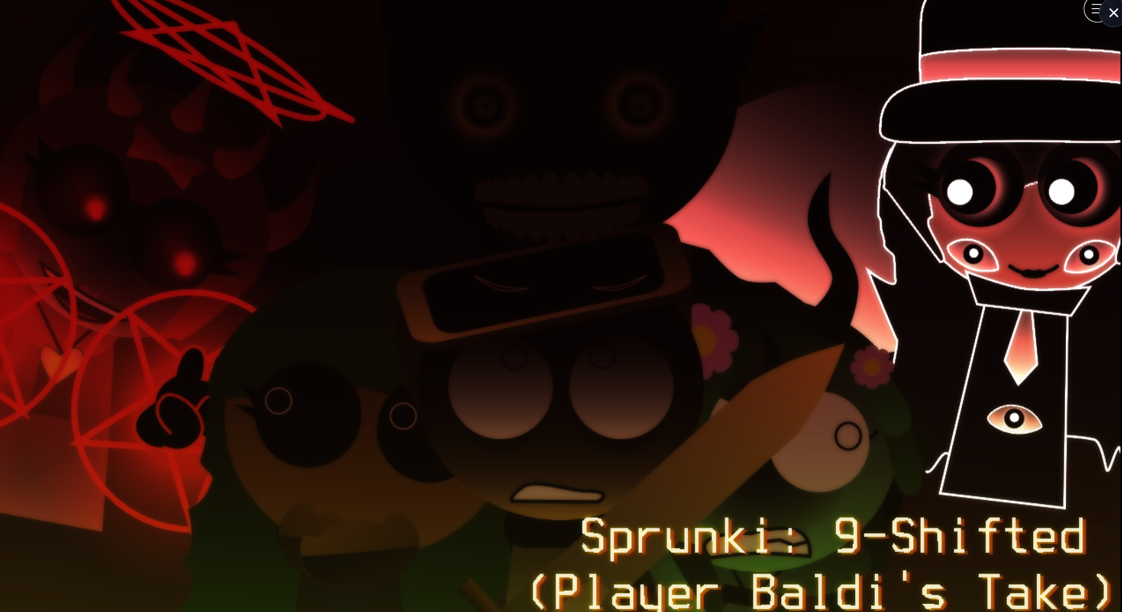 Sprunki 9 Shifted Player Baldis Take
