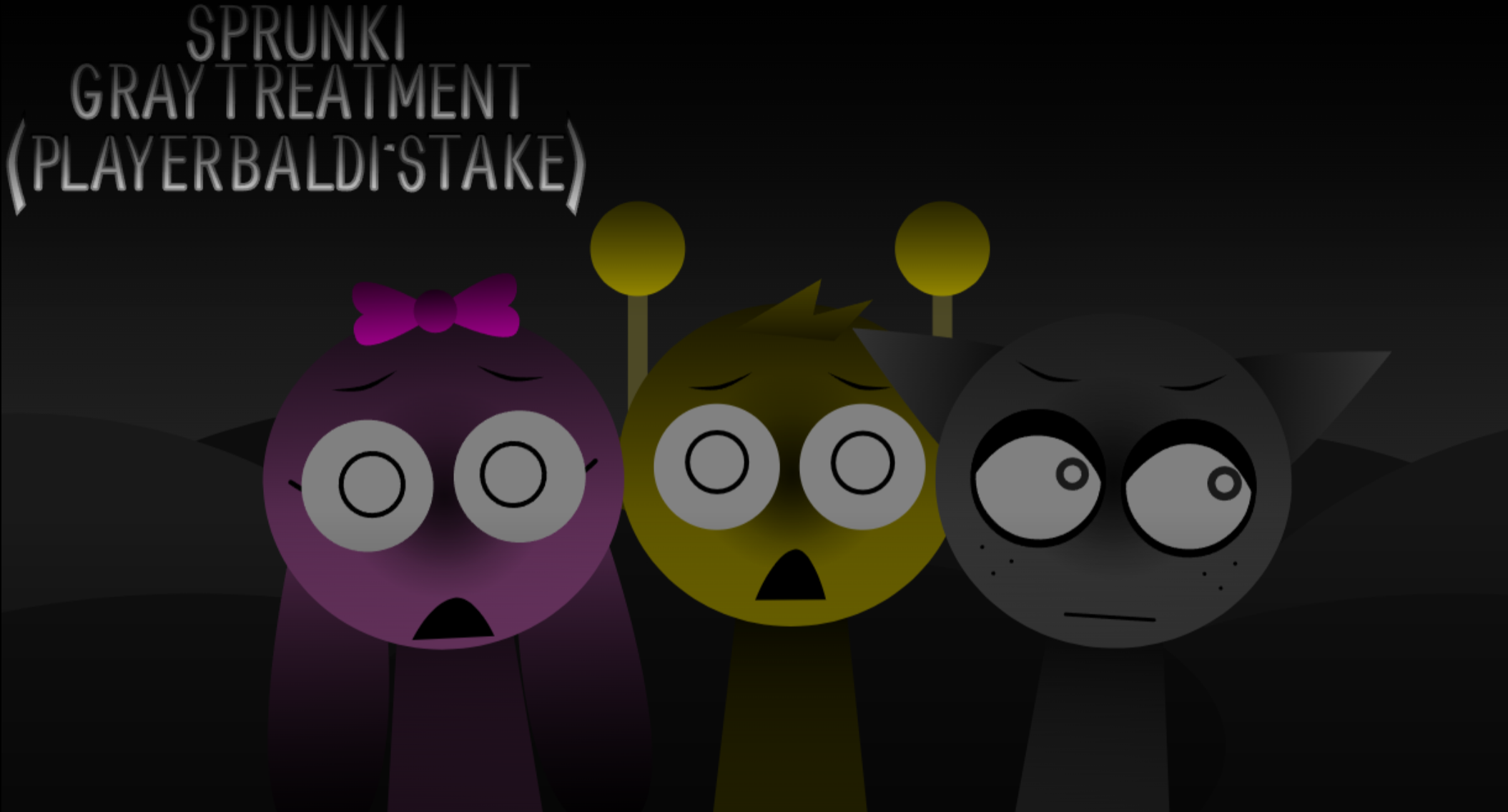 Sprunki Gray Treatment Player Baldis Take