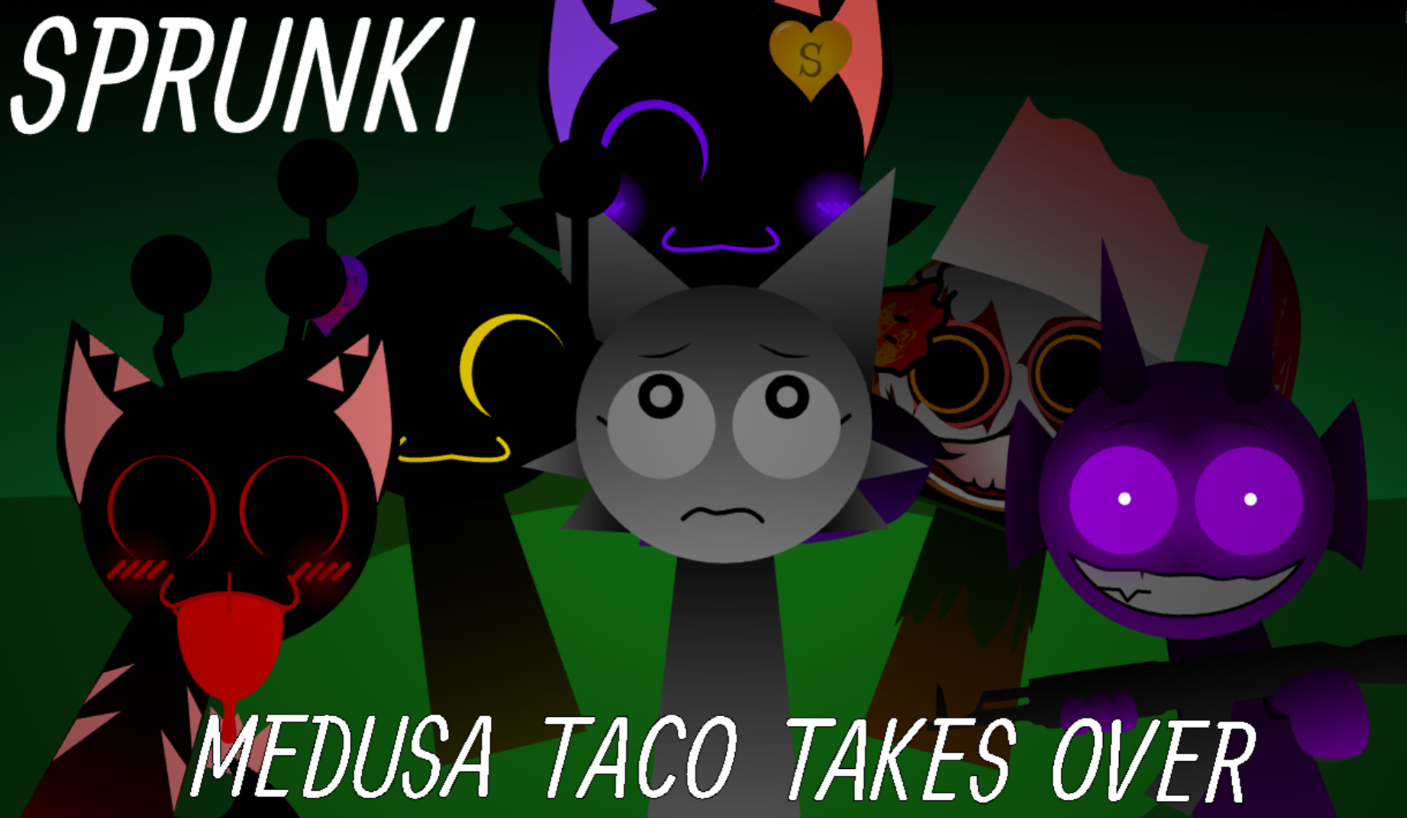 Sprunki Medusa Taco Take Over