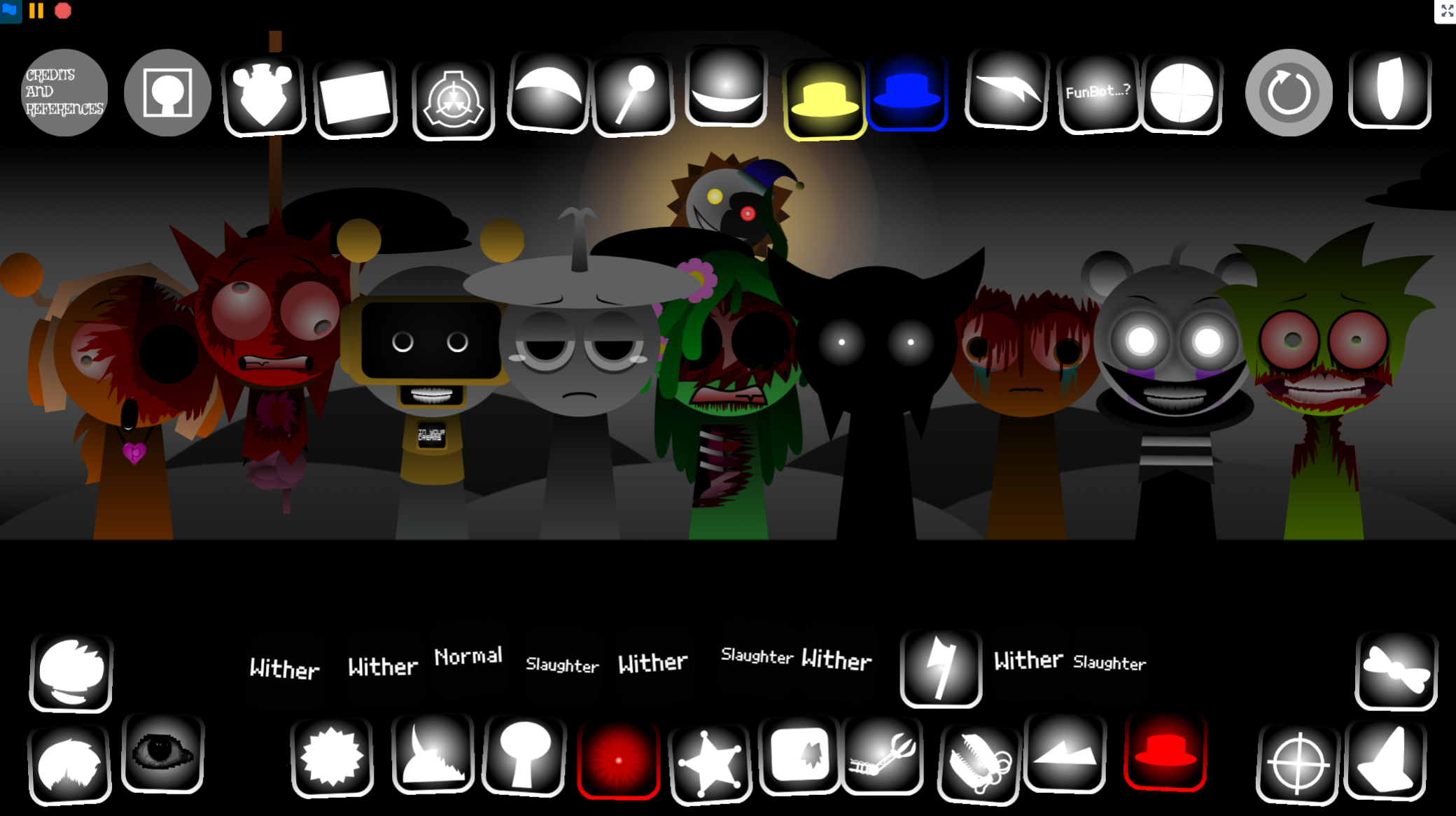 Sprunki Normals And Withers
