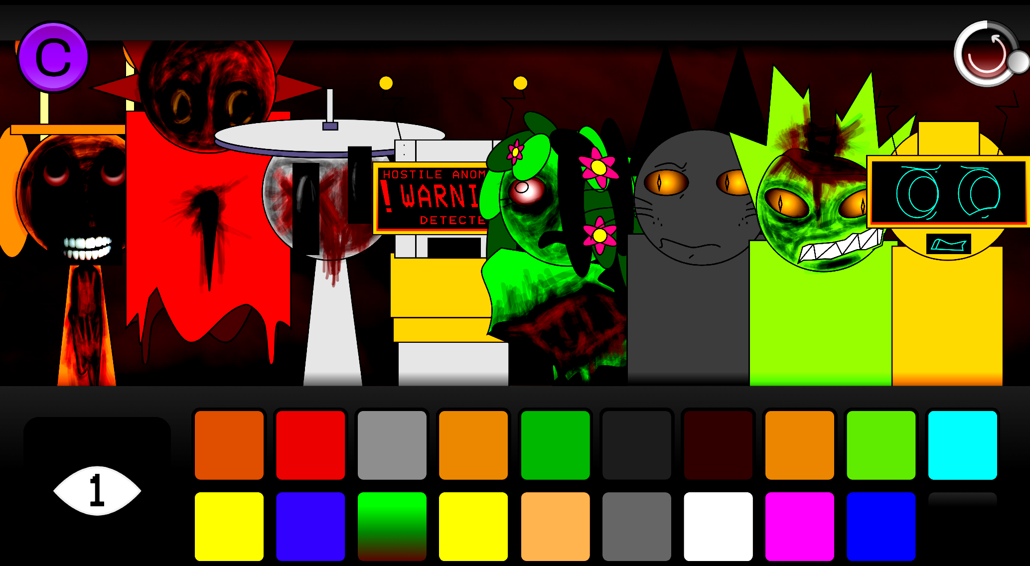 Sprunki Spuka Horror But Glitchspheres Take