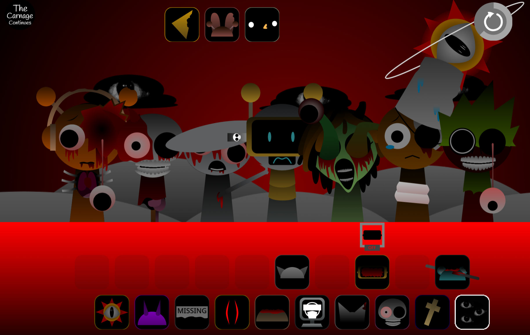 Sprunki The Carnage Saga Mashup
